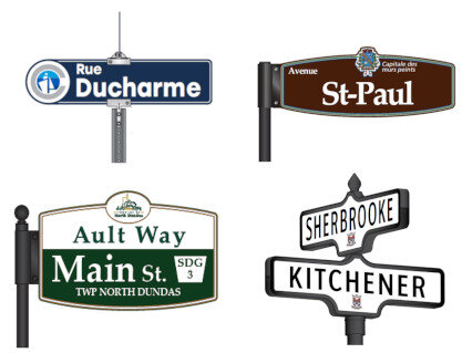 noms_rues_modeles_disponibles__Kalitec Produit - Signalisation intelligente - Afficheur de vitesse - Kalitec